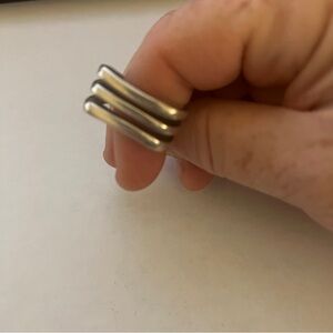 Silpada Silver Triple Band Ring